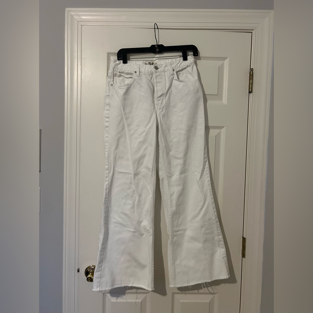 Free People We The Free Gold Coast white Denim Jeans